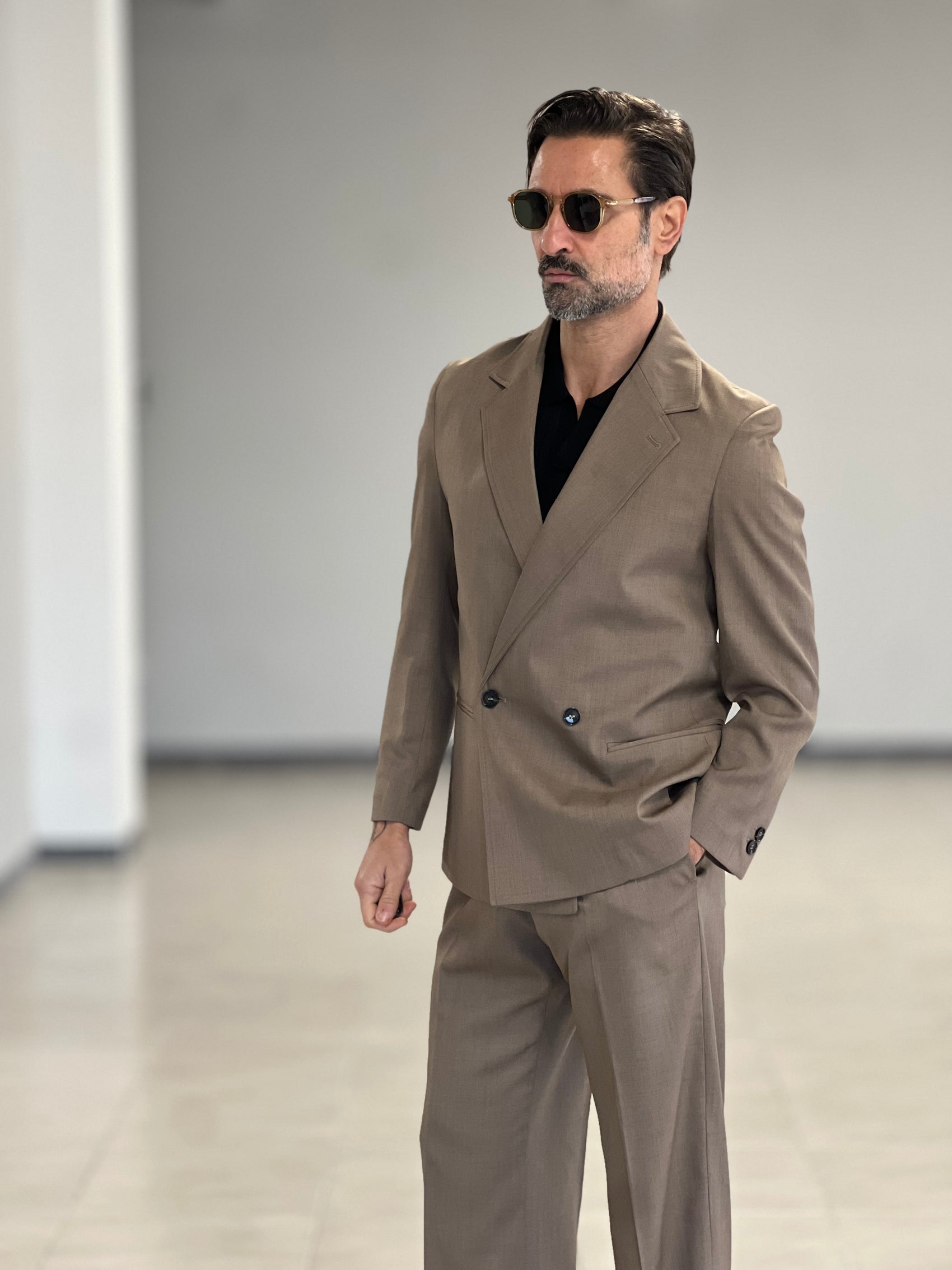 ABITO FANGO  DOPPIOPETTO OVER FIT 005