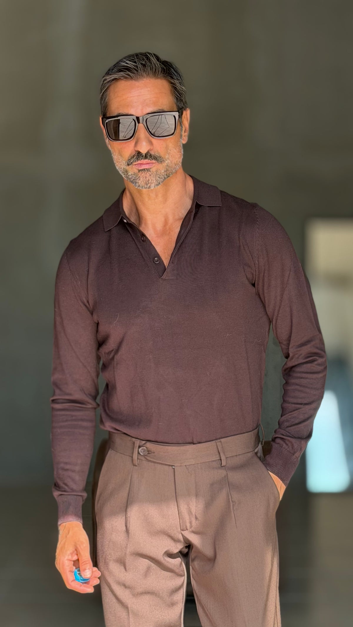 WHITE VISCOSE TROUSERS WITH REGULAR BOTTOM