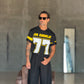 MAGLIA  NERA  CROP MOD FOOTBALL