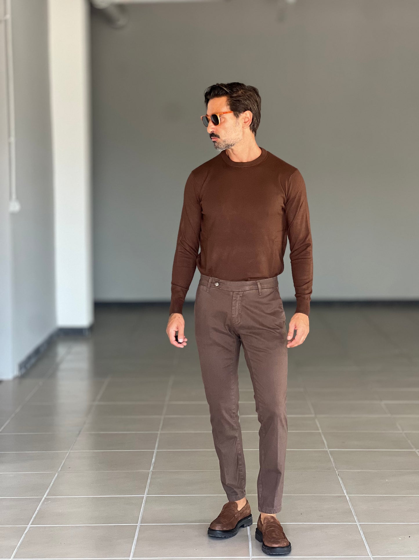 MAGLIA GIRO MORO 2 FILI  VISCOSA E MISTI