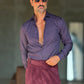 WHITE VISCOSE TROUSERS WITH REGULAR BOTTOM