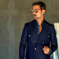GIACCA DOPPIOPETTO EFEETOMDENIM BOTTENE METALLO PAUL MIRANDA