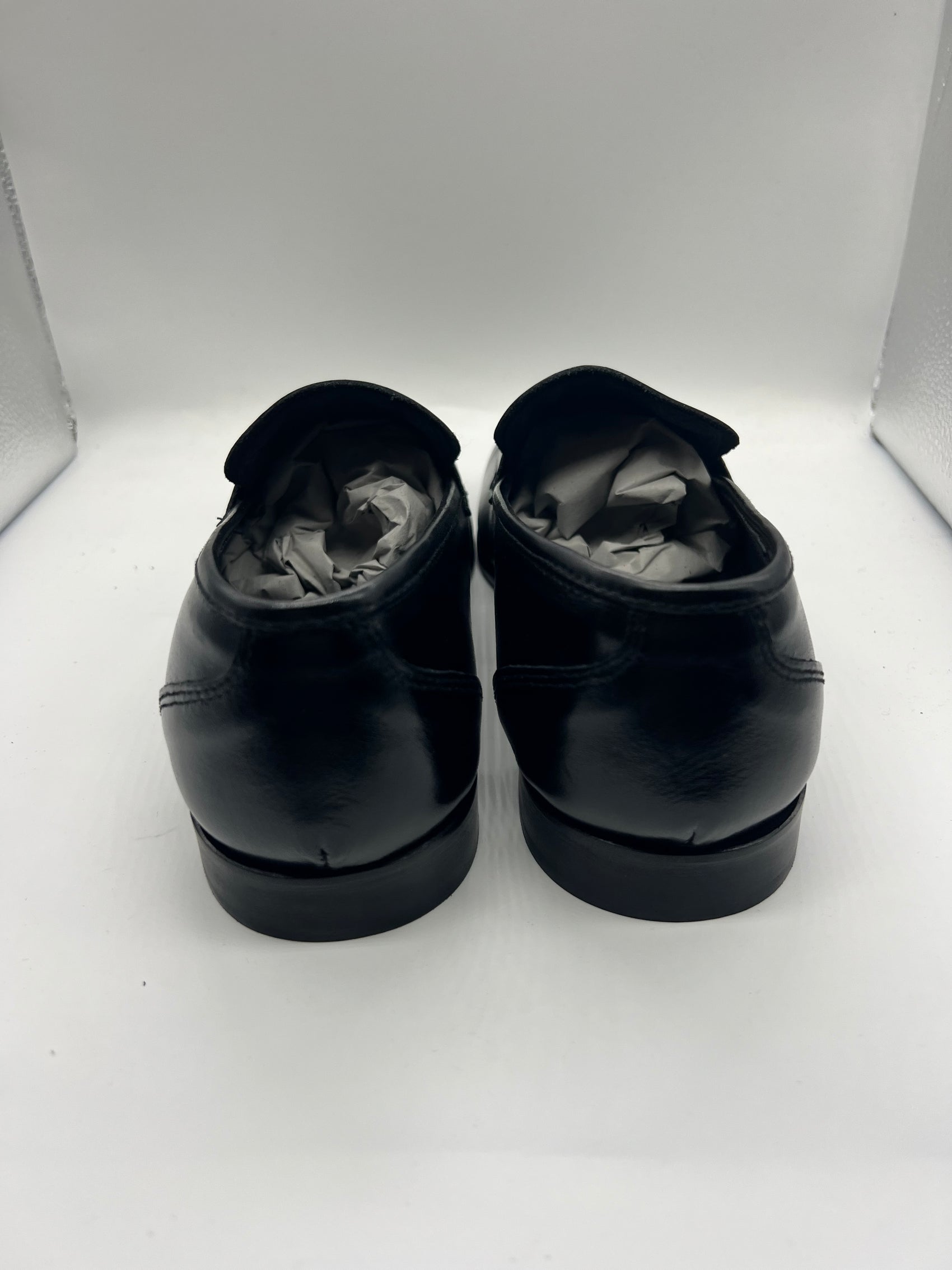 *MOCASSINO NERO  PELLE SPAZZOLATA