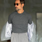 WHITE VISCOSE TROUSERS WITH REGULAR BOTTOM