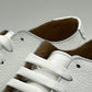 SNEAKER BIANCA  BOTTOLATA TAGLIO VIVO