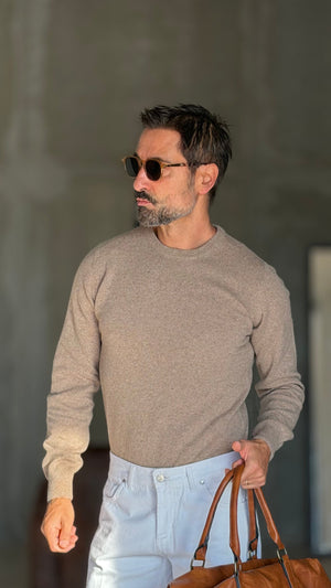 PULLOVER  NOCCIOLA LANA CASHMERE 3% E MISTI