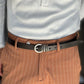 WHITE VISCOSE TROUSERS WITH REGULAR BOTTOM