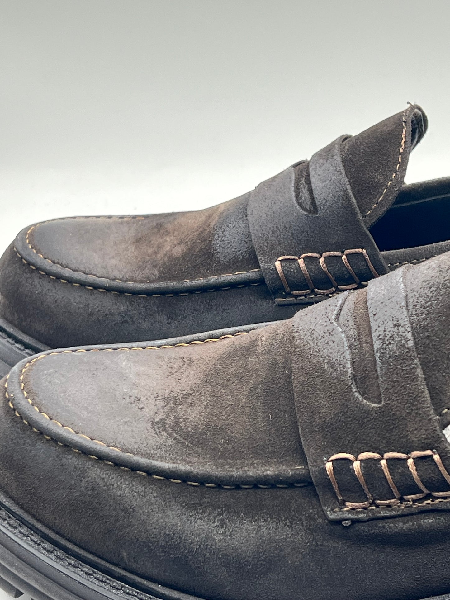 MOCASSINO   MORO INVECCHIATO FONDO GOMMA