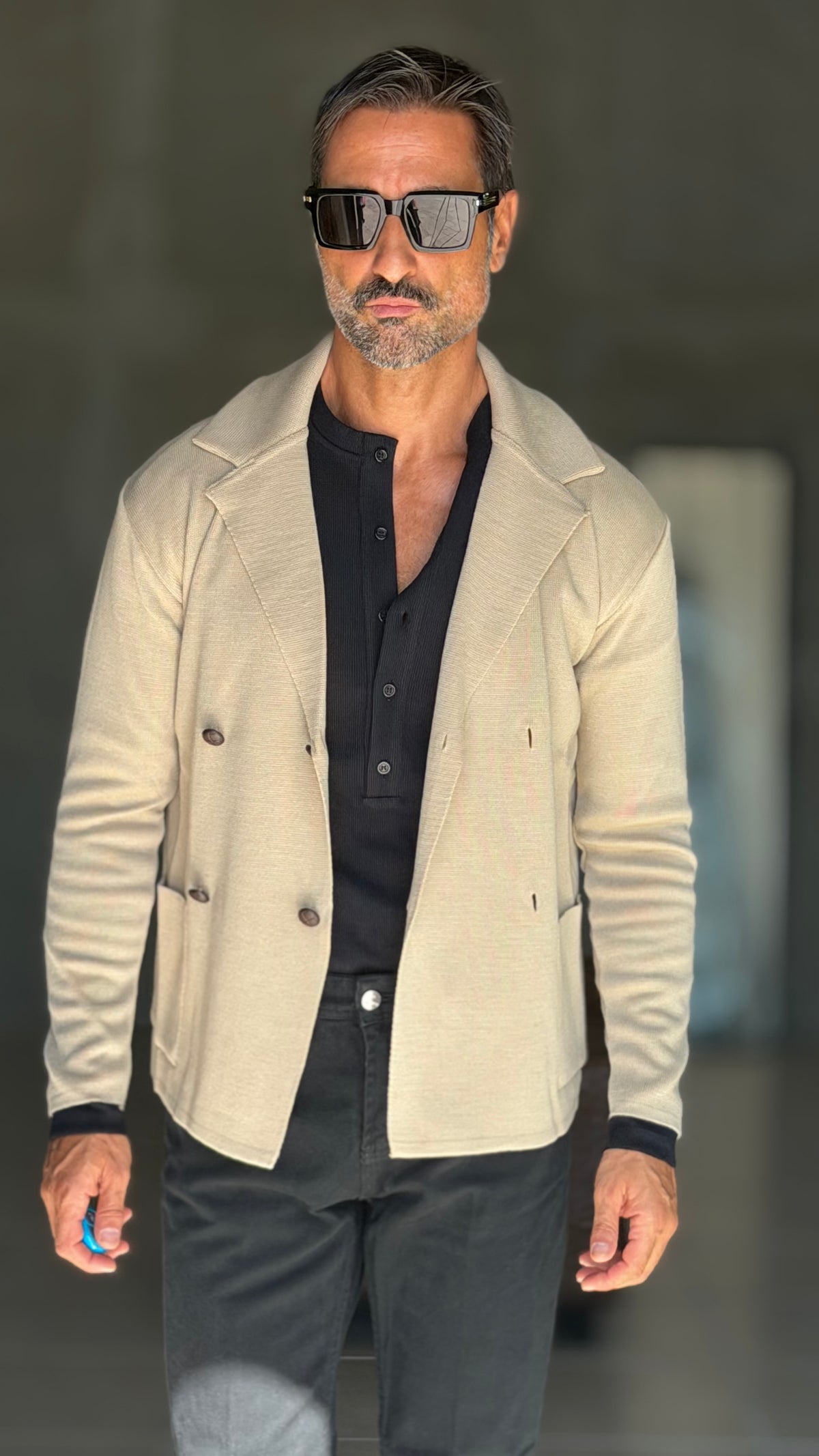CARDIGAN CORDA DOPPIOPETTO