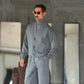 WHITE VISCOSE TROUSERS WITH REGULAR BOTTOM