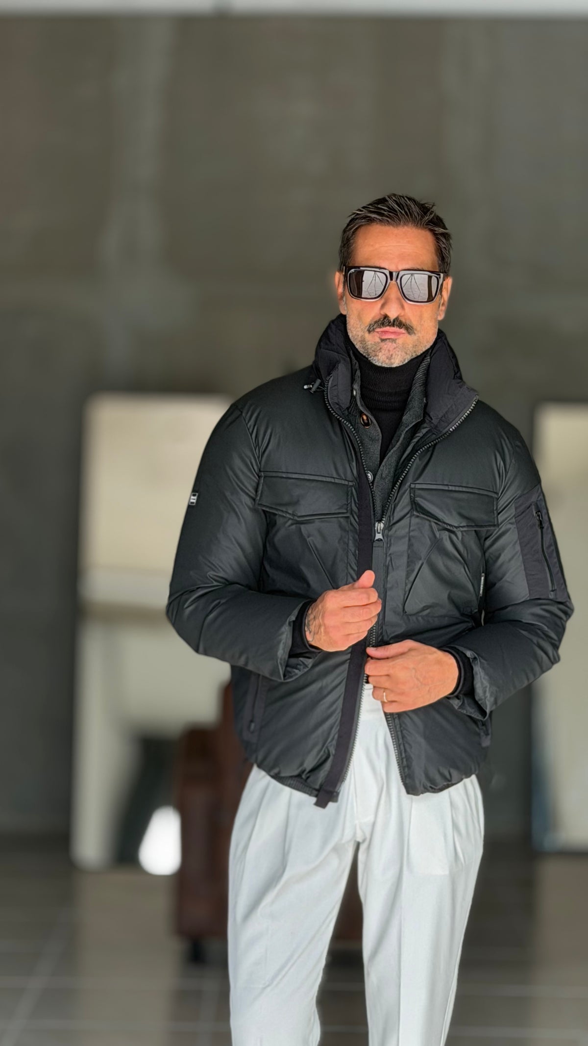 ECORENNA ECRU' BOMBER JACKET