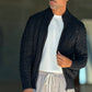 WHITE VISCOSE TROUSERS WITH REGULAR BOTTOM