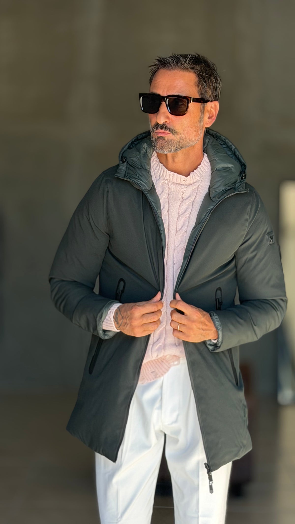 ECORENNA ECRU' BOMBER JACKET