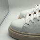SNEAKER BIANCA  BOTTOLATA TAGLIO VIVO