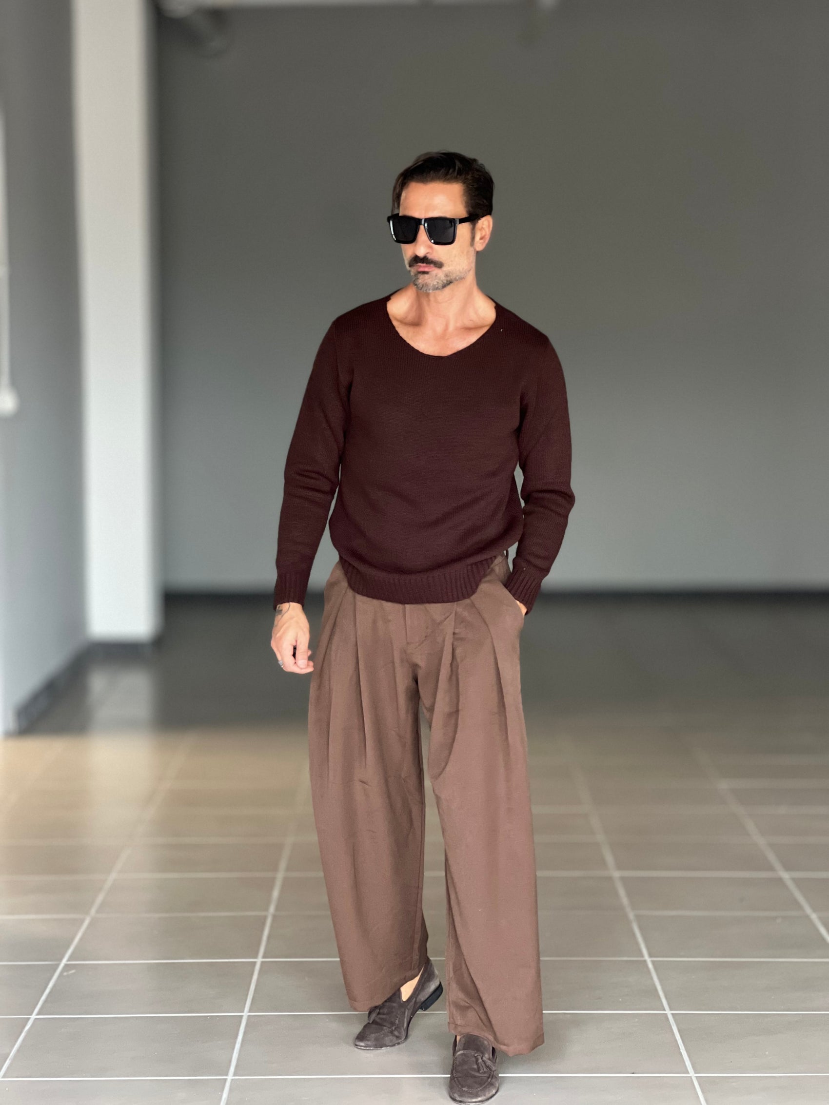 MAGLIA  MORO SCOLLO BARCA VISCOSA E MISTI