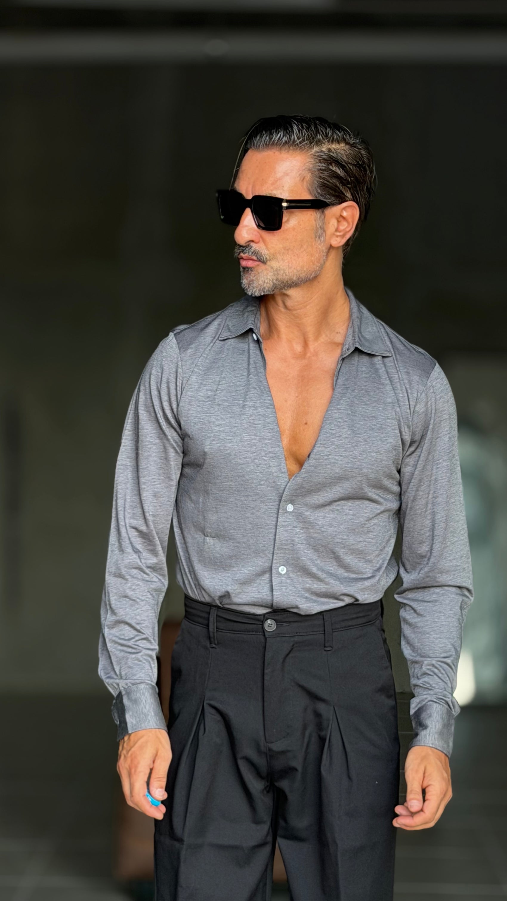 PANTALONE NERO   DOPPIAPINCES IN FONDO