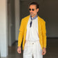 CARDIGAN GIALLO DERBY COTONE OVER FIT