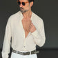 CAMICIA KOON SABBIA LINO E COTONE LAVORAZIONE TRAMATA 00204