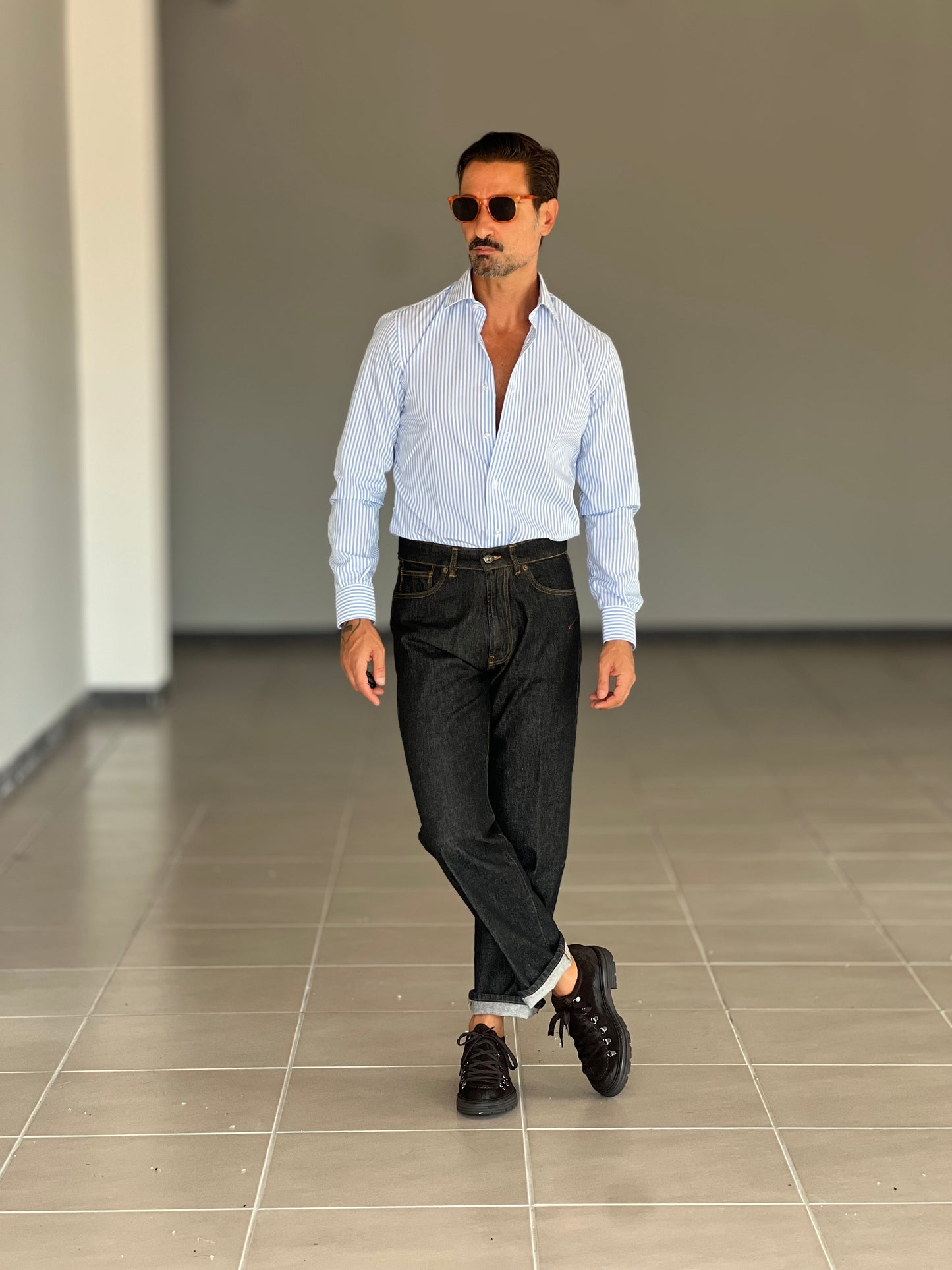 JEANS CIMOSA SCURO ALTATENSIONE