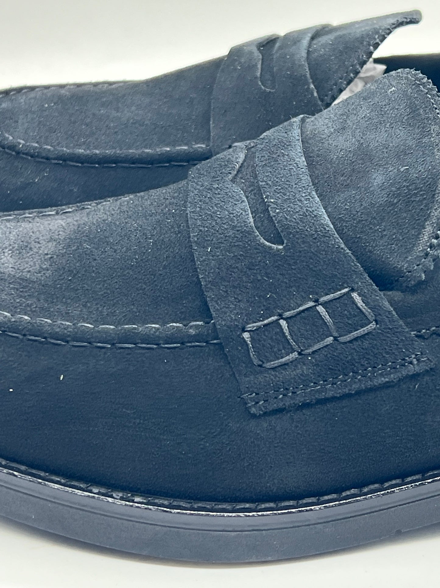 MOCASSINO CAMOSCIO NERO FONDO GOMMA