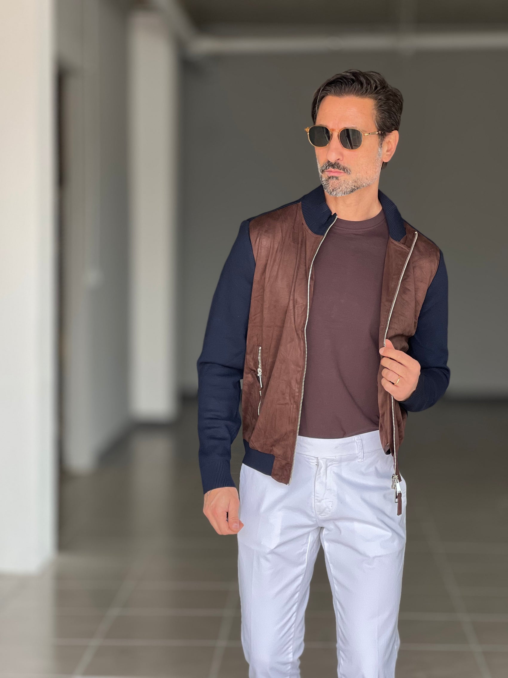 ECORENNA ECRU' BOMBER JACKET