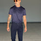 *PANTALONE  BLU NAVY  GABARDINE DI COTONE