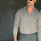 WHITE VISCOSE TROUSERS WITH REGULAR BOTTOM