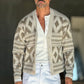 CARDIGAN  PANNA ETNICO CROP  FIT  PESANTE