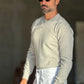 PULLOVER GRIGIO CHIARO LANA CASHMERE 3% E MISTI