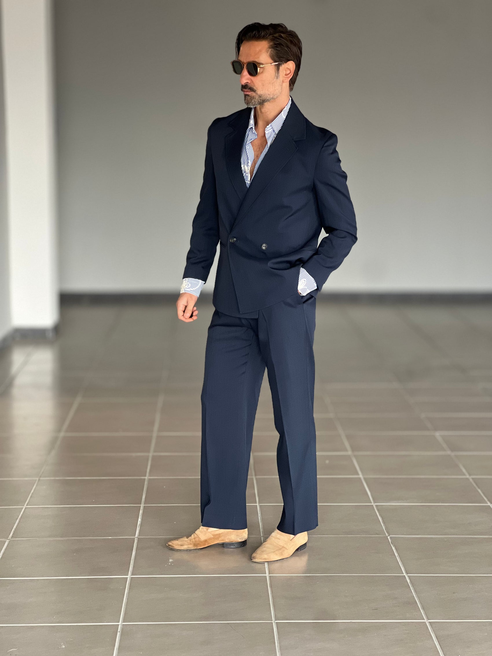 ABITO BLU  DOPPIOPETTO OVER VFIT