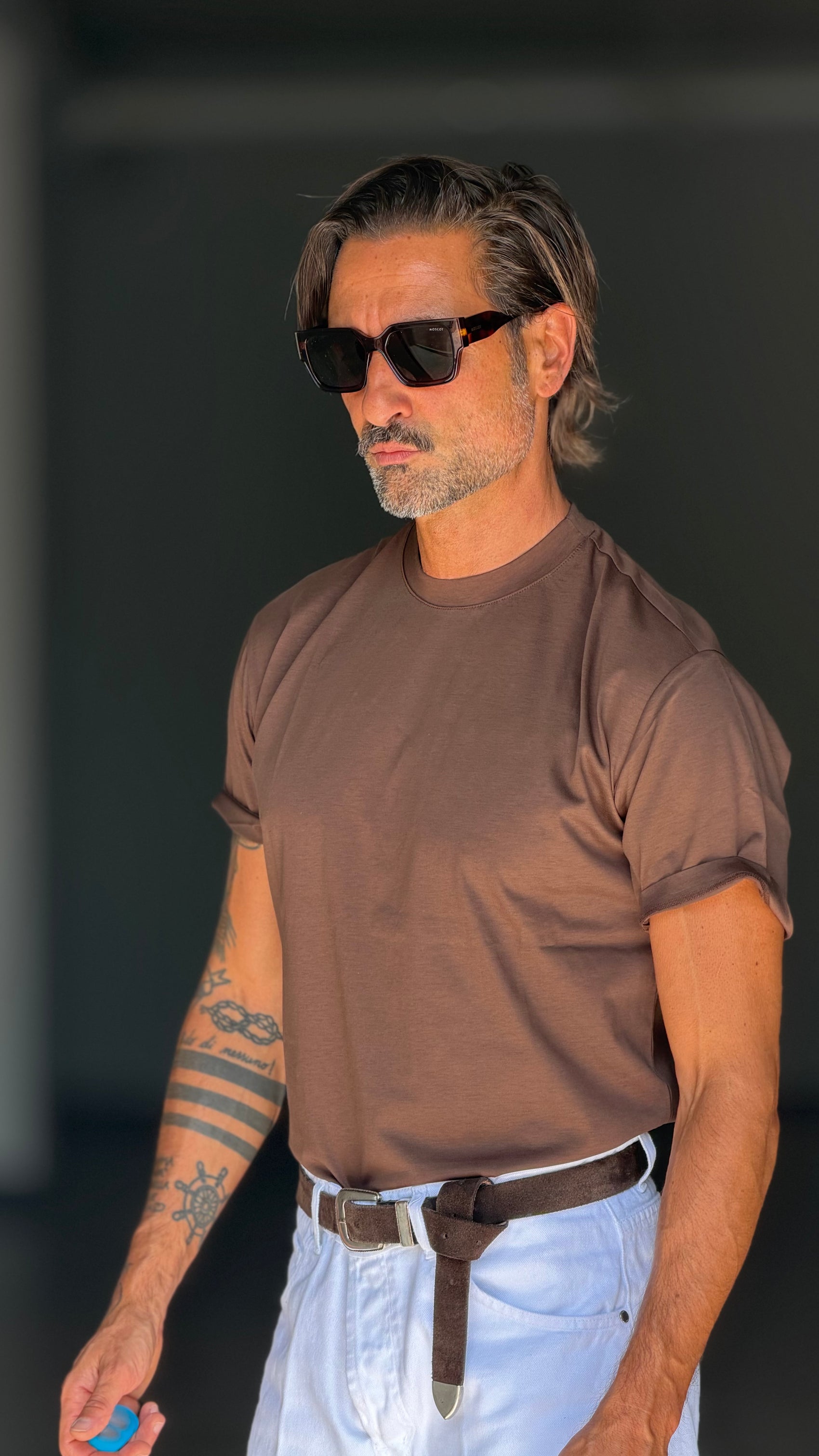 BOAT NECK T SHIRT