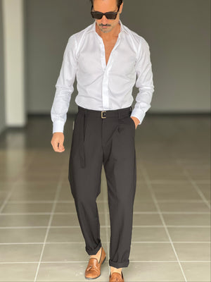 PANTALONE  PINCES  NERO   VISCOSA  G PLAY