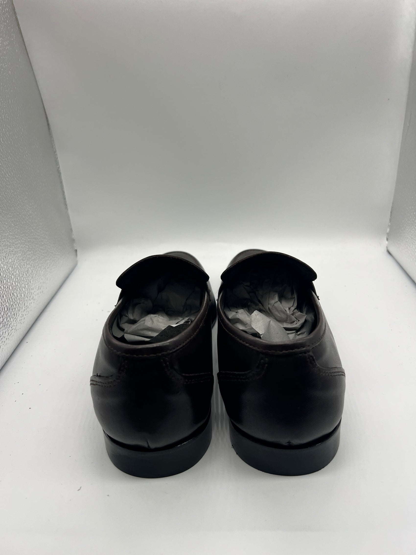 *MOCASSINO MORO PELLE SPAZZOLATA