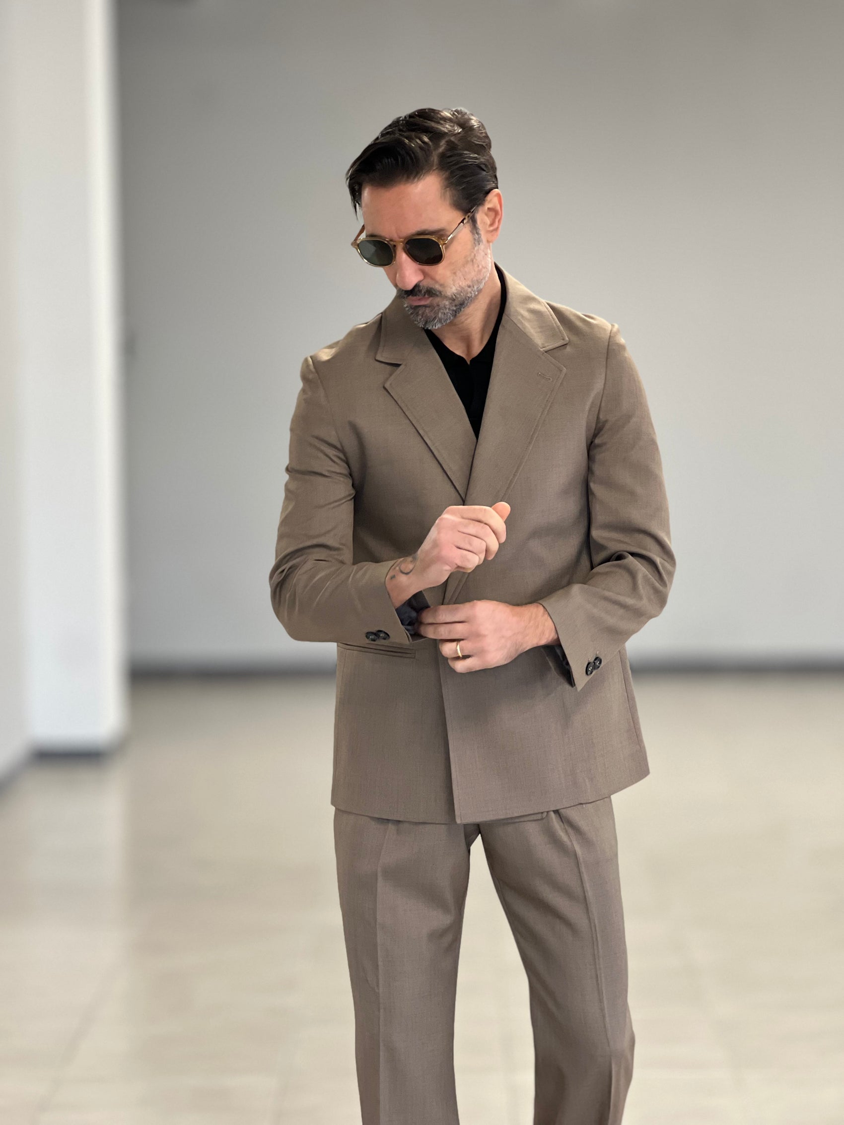 ABITO FANGO  DOPPIOPETTO OVER FIT 005