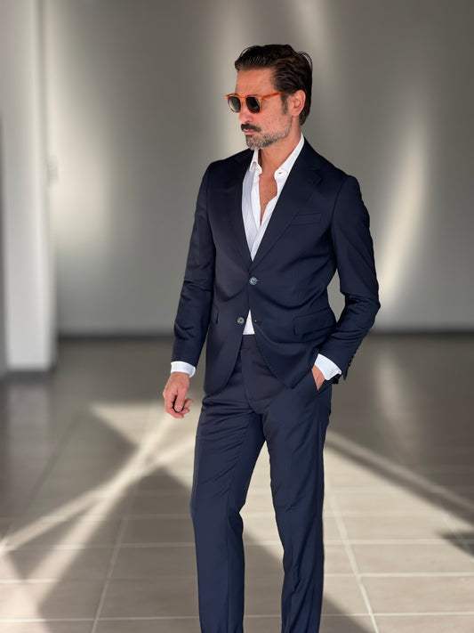 ABITO BLU   MONOPETTO VISCOSA