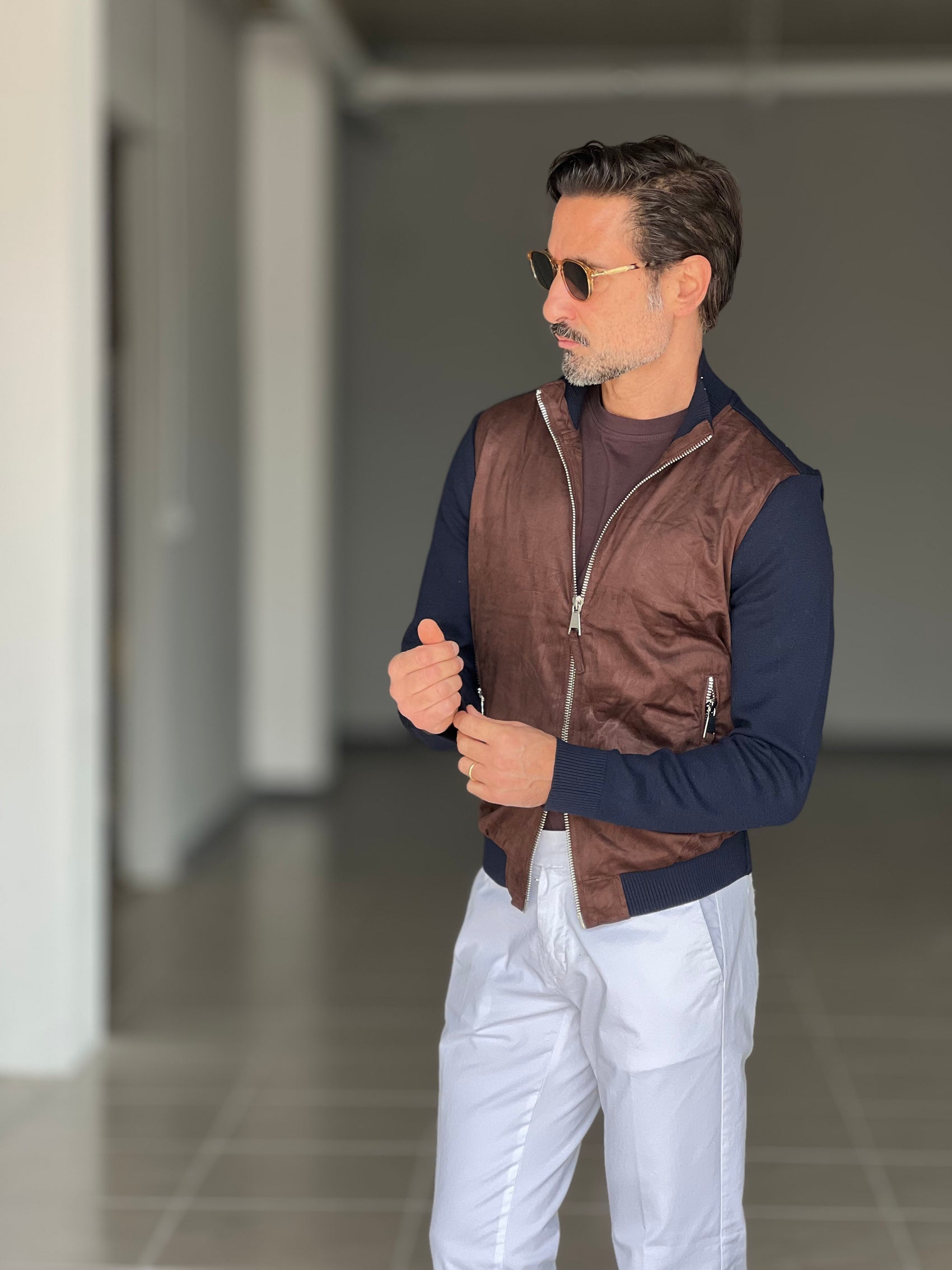 ECORENNA ECRU' BOMBER JACKET