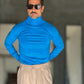 WHITE VISCOSE TROUSERS WITH REGULAR BOTTOM