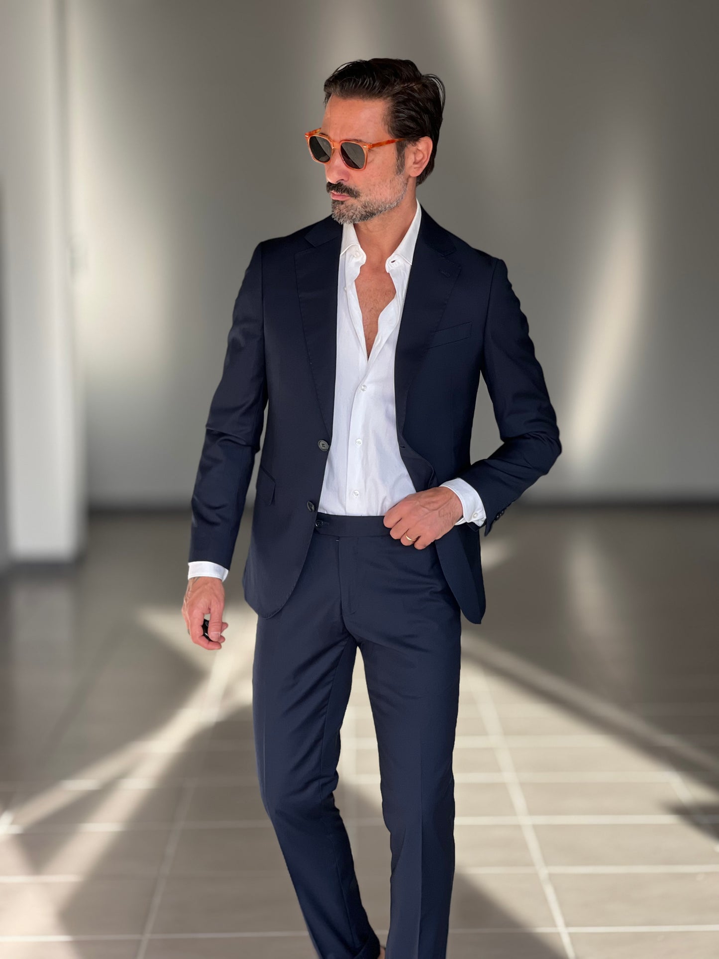 ABITO BLU   MONOPETTO VISCOSA