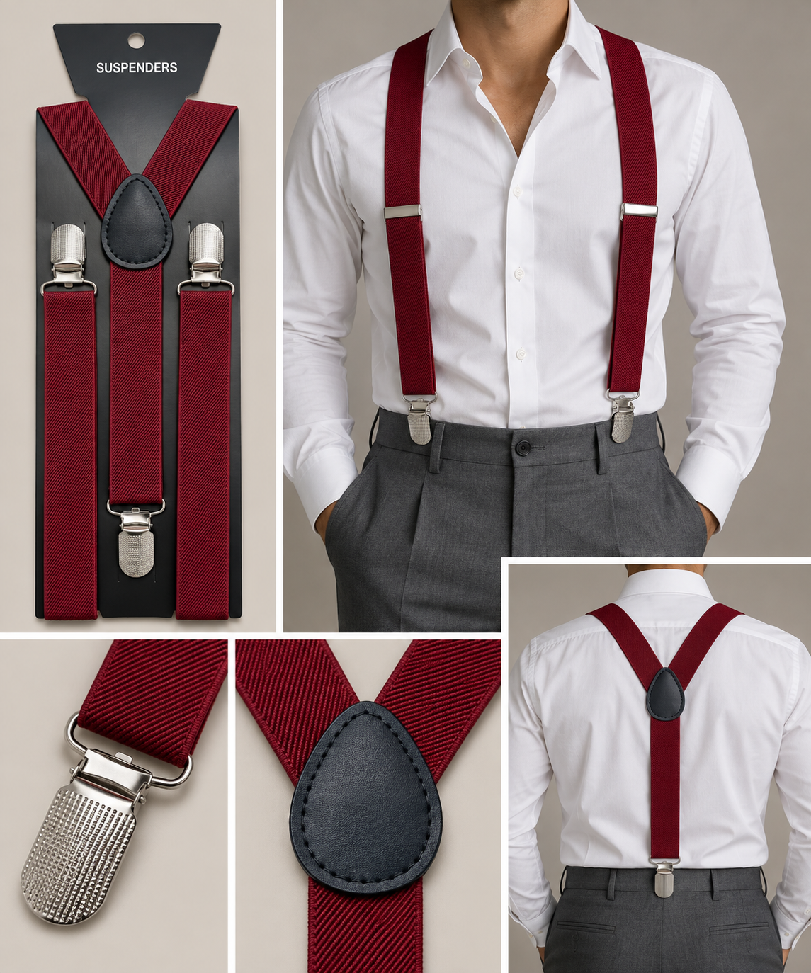 BRETELLA  PRUGNA ACCESSORI ACCIAIO