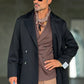 CAPPOTTO  DOPPIPETTO NERO OVER FIT  ALTATENSIONE