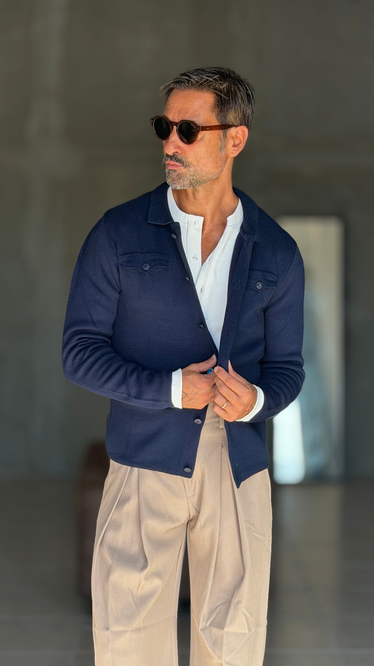 MAGLIA SERAFINO  PANNA DERBY COSTINA