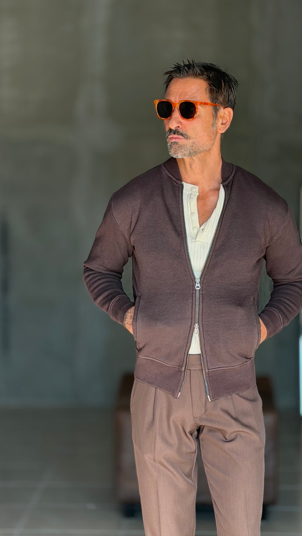 ECORENNA ECRU' BOMBER JACKET