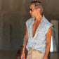 CAMICIA  SMANICATA CELESTA OVER FIT