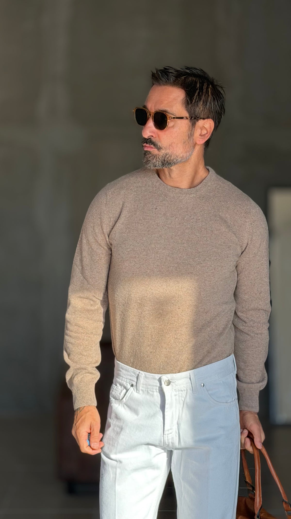 PULLOVER  NOCCIOLA LANA CASHMERE 3% E MISTI