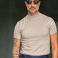 WHITE VISCOSE TROUSERS WITH REGULAR BOTTOM