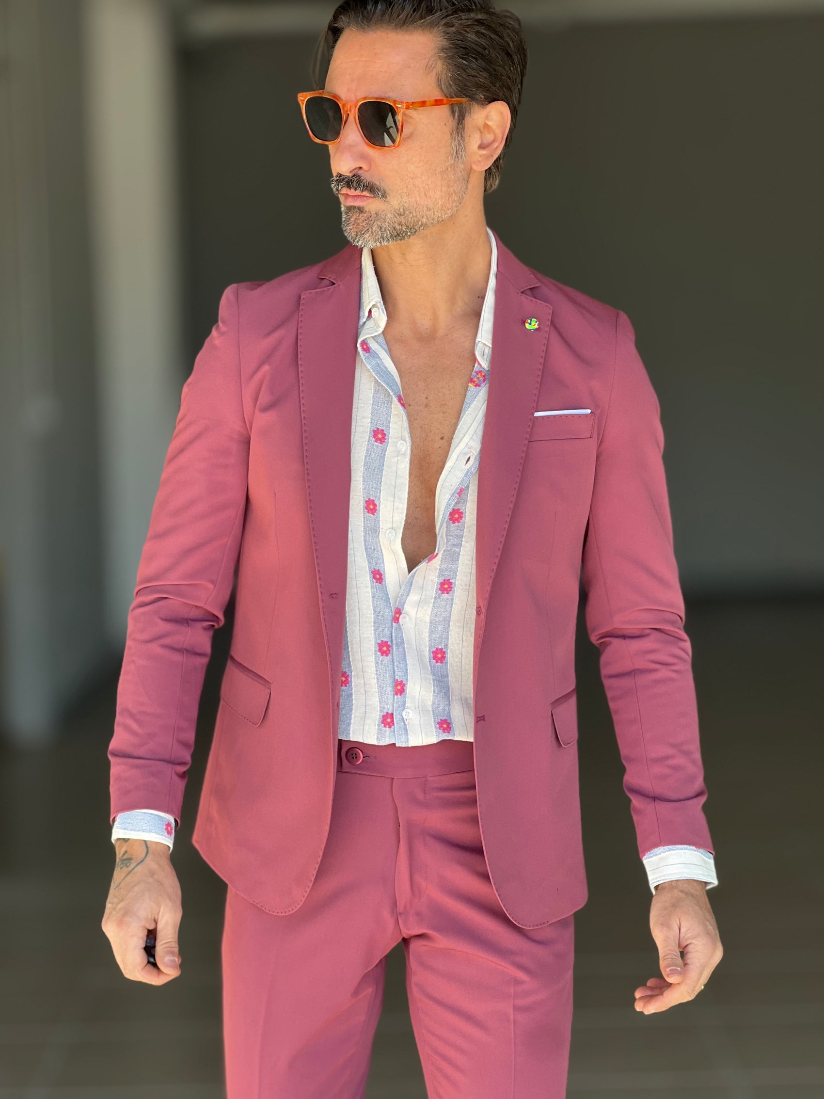 ABITO FRAGOLA  MONOPETTO VISCOSA 003