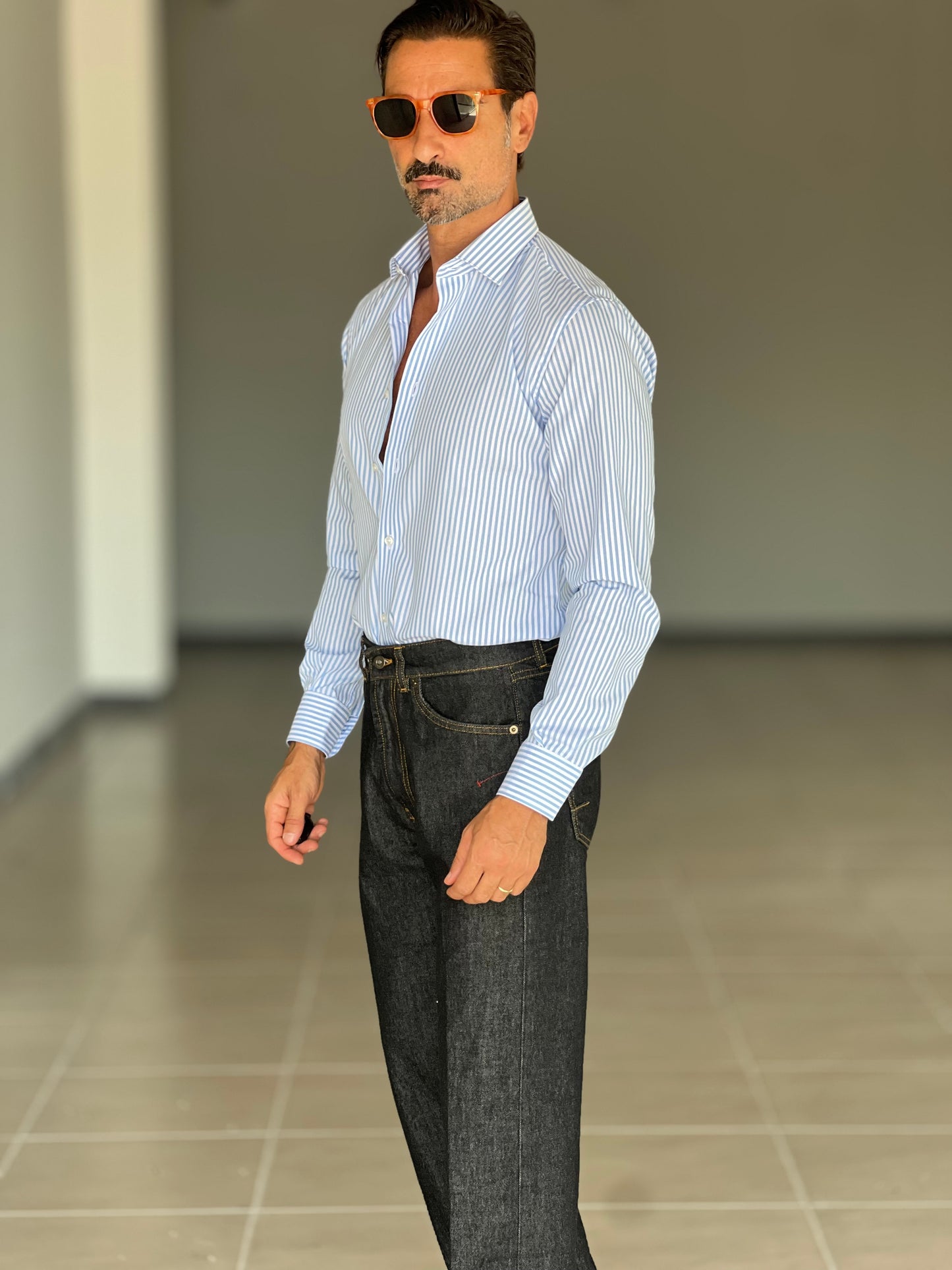 JEANS CIMOSA SCURO ALTATENSIONE