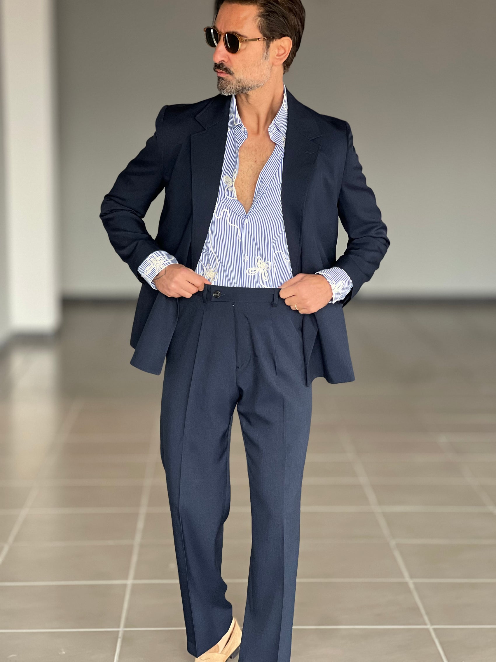 ABITO BLU  DOPPIOPETTO OVER VFIT