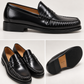 MOCASSINO NERO  MODELLO PENNY LOAFER