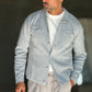 CARDIGAN  POLO GRIGIO    BOTTONE COPERTO